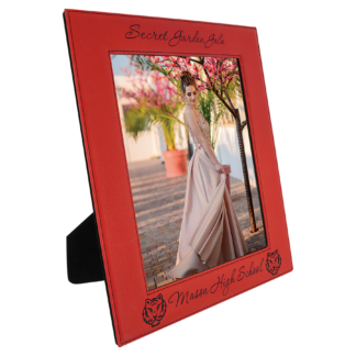Red Leatherette Photo Frame