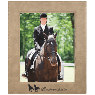 Light Brown Leatherette Photo Frame