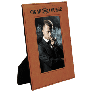 Rawhide Leatherette Photo Frame