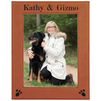 Rawhide Leatherette Photo Frame