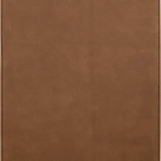 Dark Brown 10 1/2" x 13" Laserable Leatherette Plaque