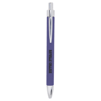 Purple Leatherette Ballpoint Pen
