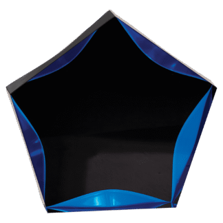 5" Black & Blue Luminary Premier Acrylic