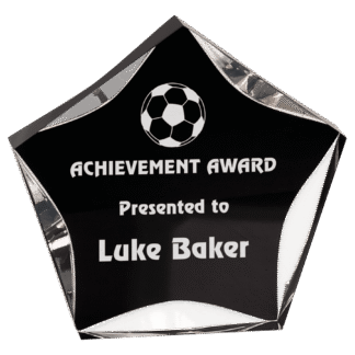 5" Black & Clear Luminary Premier Acrylic