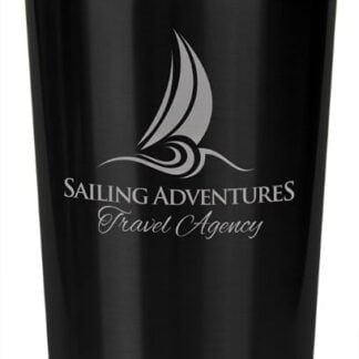 16 oz. Gloss Black Travel Mug
