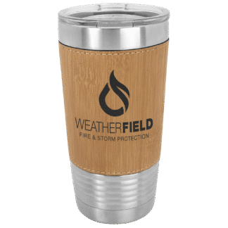 Bamboo Polar Camel 20 oz. Leatherette Grip Tumbler