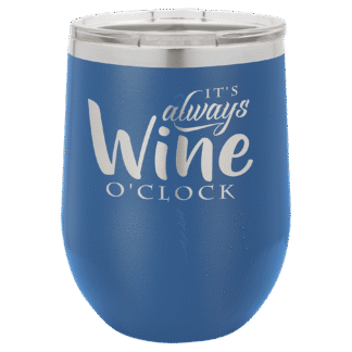 Royal Blue 12 oz. Polar Camel Stemless Wine Tumbler