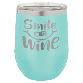 Teal 12 oz. Polar Camel Stemless Wine Tumbler