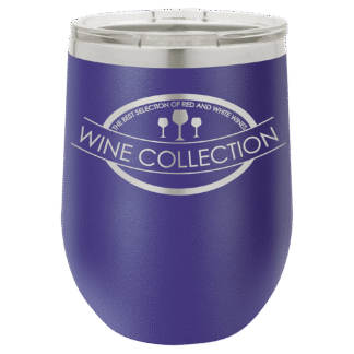 Purple 12 oz. Polar Camel Stemless Wine Tumbler
