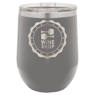 Dark Gray 12 oz. Polar Camel Stemless Wine Tumbler