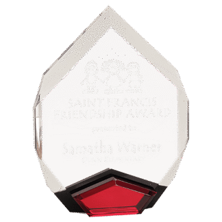 6" x 8" Red Marquis Acrylic