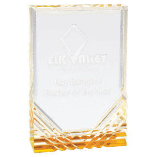 5" x 7" Gold Jewel Mirage Acrylic