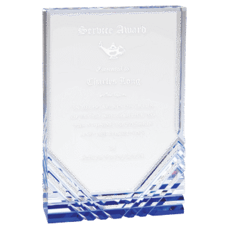 6 x 8 Blue Jewel Mirage Acrylic