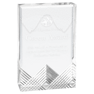 4 1/4" x 6" Silver Apex Mirage Acrylic