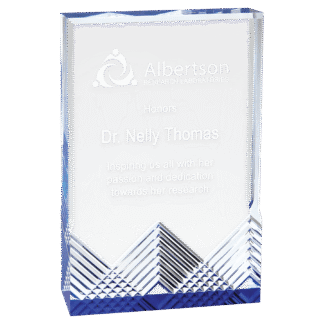 5" x 7" Blue Apex Mirage Acrylic