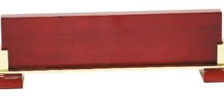 Rosewood Piano Finish and Metal Name Bar