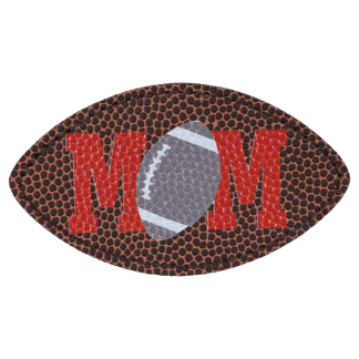 Football Leatherette Patch with Adhesive