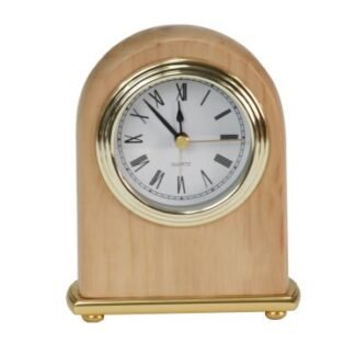 Red Alder Arch Desk Clock
