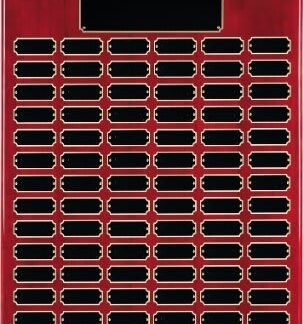 Rosewood Piano Finish Perpetual Plaque with 84 Plates