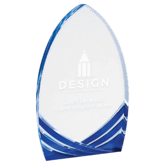 Large Blue Cathedral Soaring Acrylic