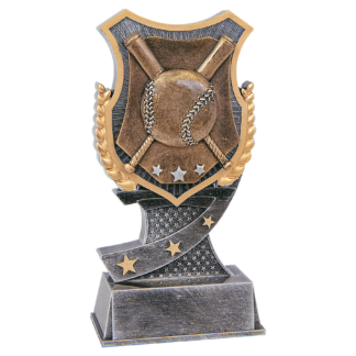 Baseball/Softball Shield Award-6"