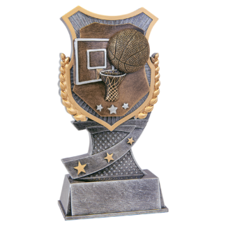 Basketball Shield Award-7"