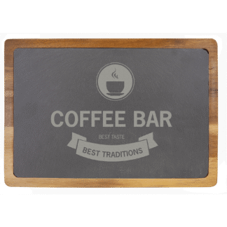 Acacia Wood with Slate Cutting Board