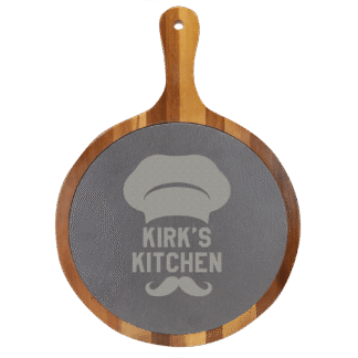 Acacia Wood with Slate Cutting Board