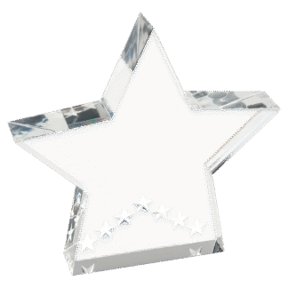 5" Silver Star Performance Acrylic
