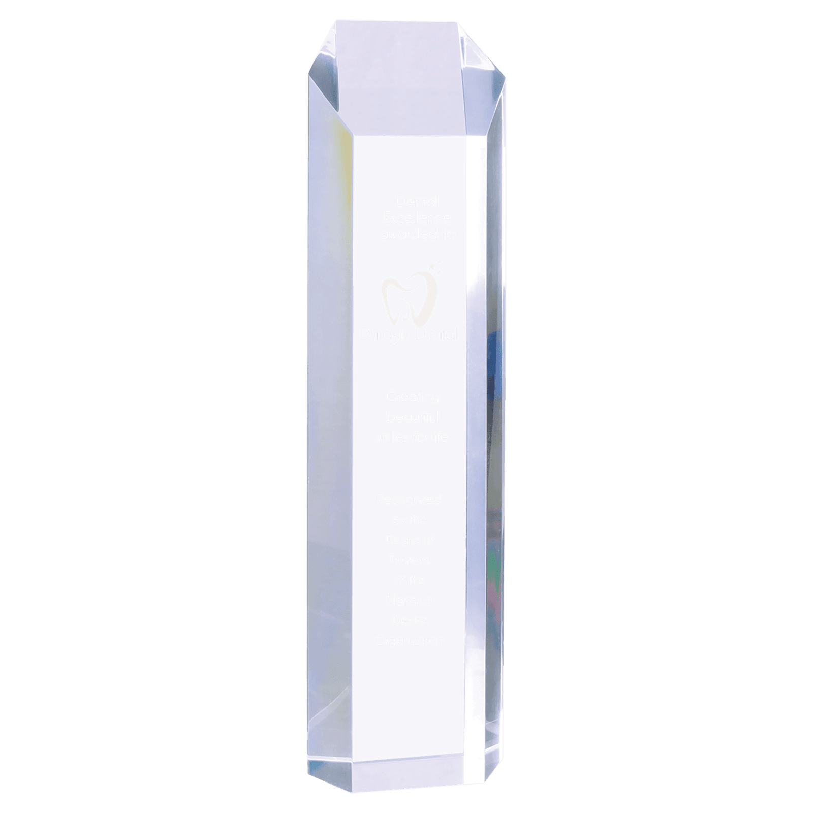 Large Clear Tower Acrylic