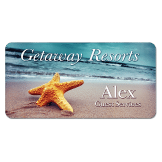 Gloss Rectangle FRP Name Badge