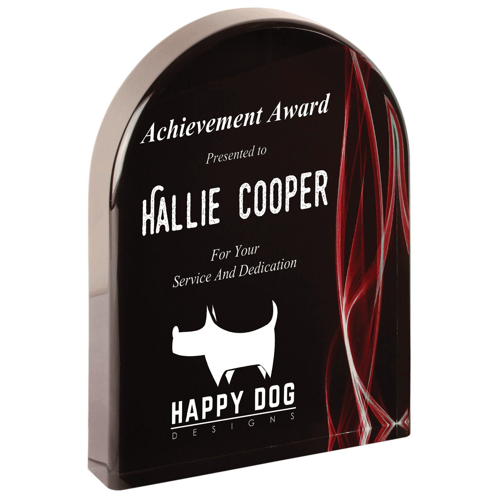 Arch Red Vapor Acrylic