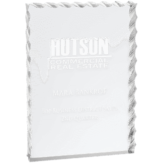 Silver Wave Edge Acrylic