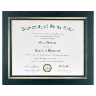 Black Z7 Certificate Holder