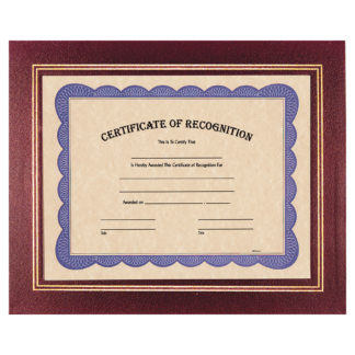 Burgundy Z7 Certificate Holder
