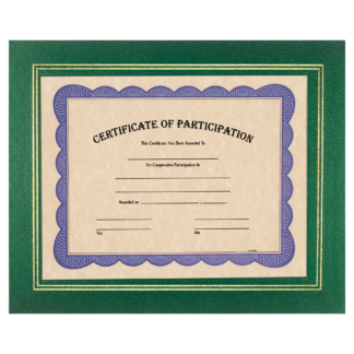 Green Z7 Certificate Holder