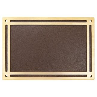 10X8BRZ/BRWN REC ALUM SGN