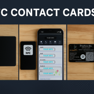 Custom NFC Smart Business Card – Tap, Scan, Connect Instantly