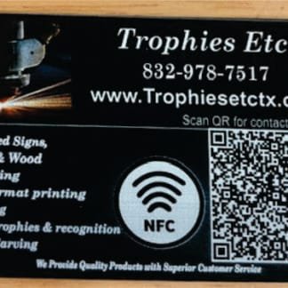 NFC & QR Code cards
