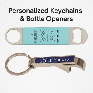 Personalized Keychains & Bottle Openers