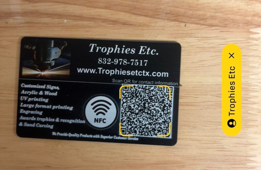 NFC Business Card Demonstration
