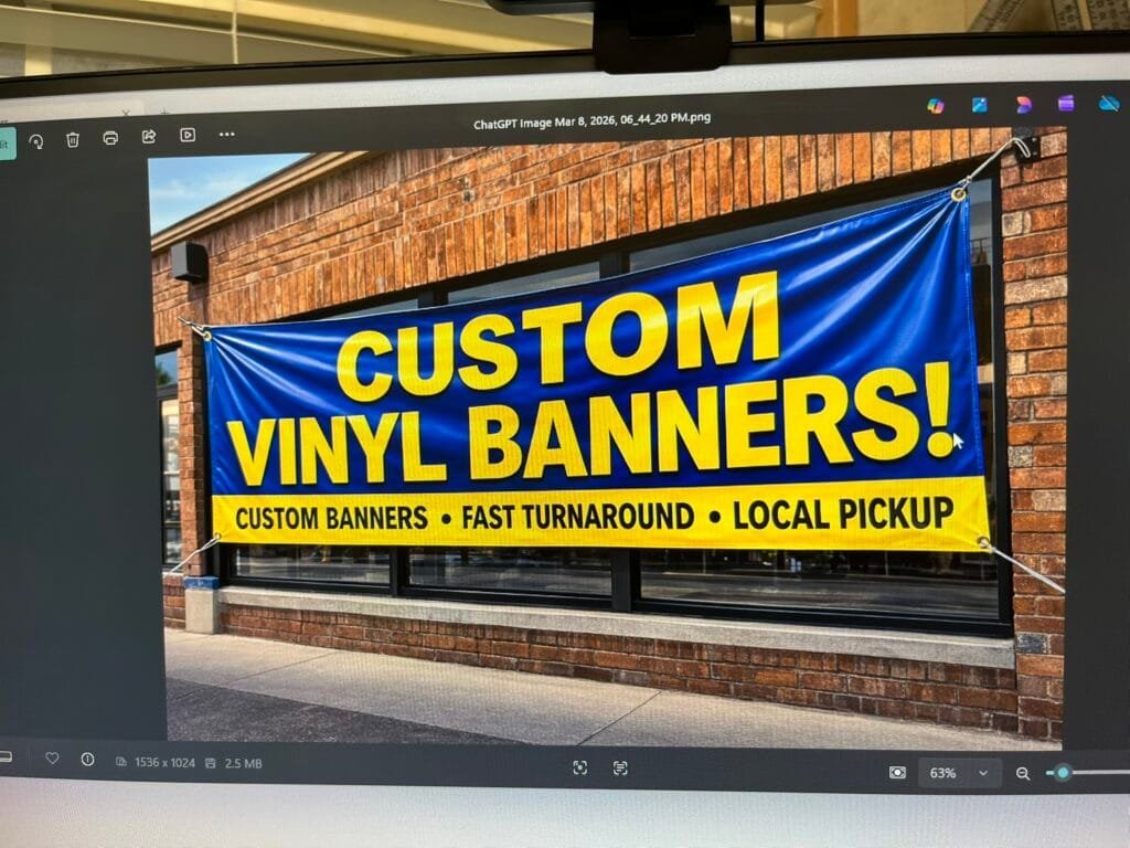 Custom Vinyl Banner Design Concept