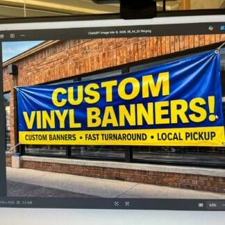 Custom Vinyl Banner Design Concept